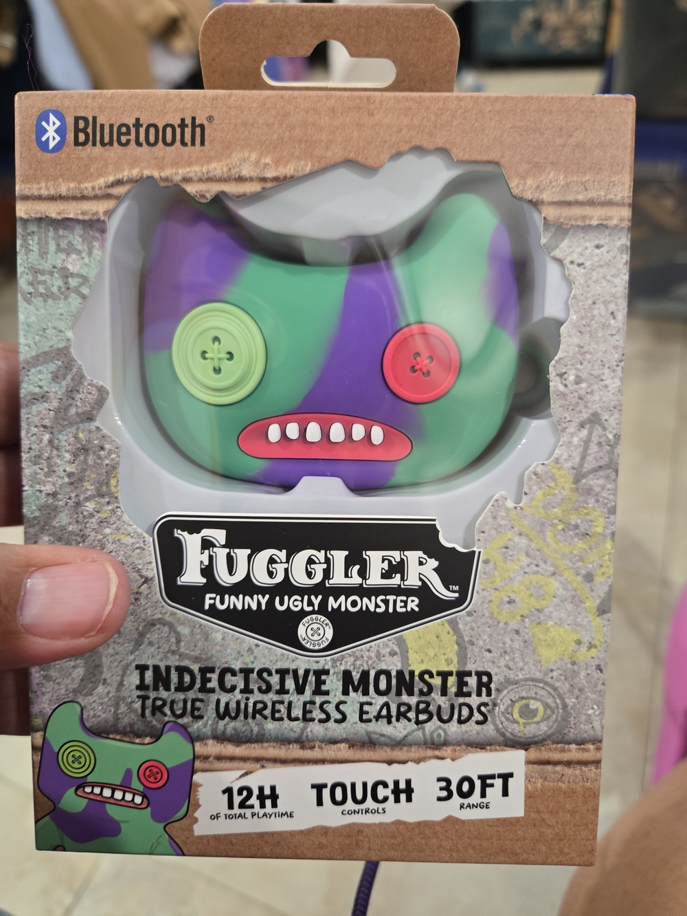 Fuggler Indecisive Monster True Wireless Earbuds – Green/Purple